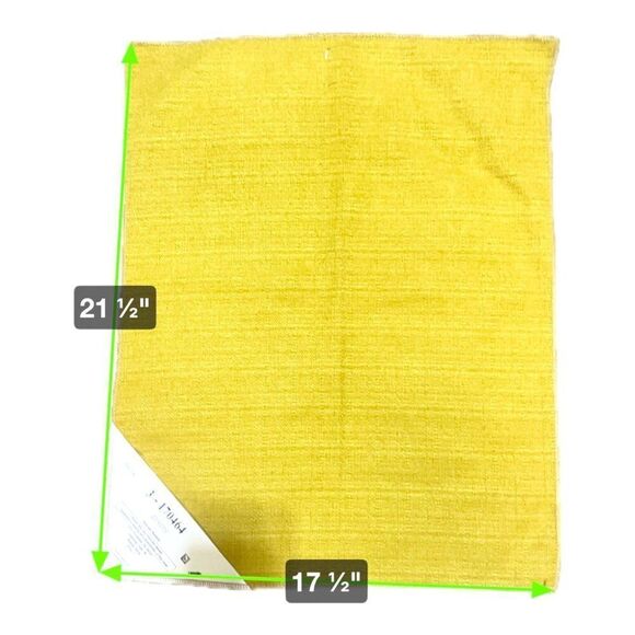 Set Of 4 Thibaut Zenith Fabric Samples In Yellow Gray Rust & Teal Indoor Outdoor - Picture 6 of 16